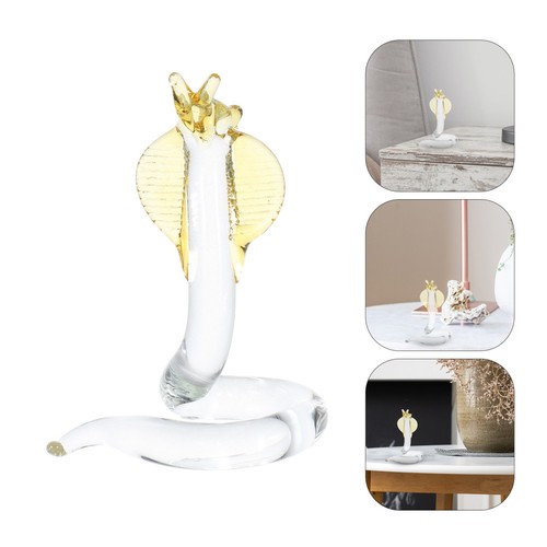 Snake crystal ornament desktop - crystal,