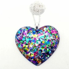 Unique CARNIVAL HEART NECKLACE