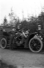 GENTLEMEN BY OLD CAR Antique