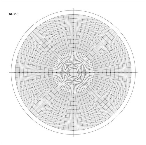 Optical comparator chart for - chart,