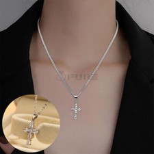Diamond Cross Pendant 925