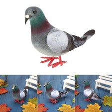 Realistic Pigeon Artificial Doves Simulation Feathered Foam Fake Bird Home Decor