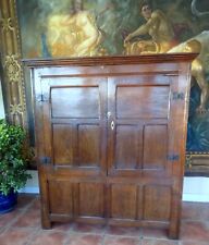 HALL CUPBOARD/WARDROBE COUNTRY OAK  1660  FREE SHIPPING TO ENGLAND