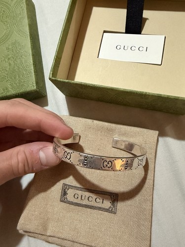 Gucci signed silver tone - gucci, silver-tone