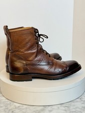 Lucchese Leather Lace Boots