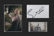 Sean Bean Hand Signed Mount A4
