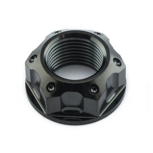 Stainless steel axle - steel, nut