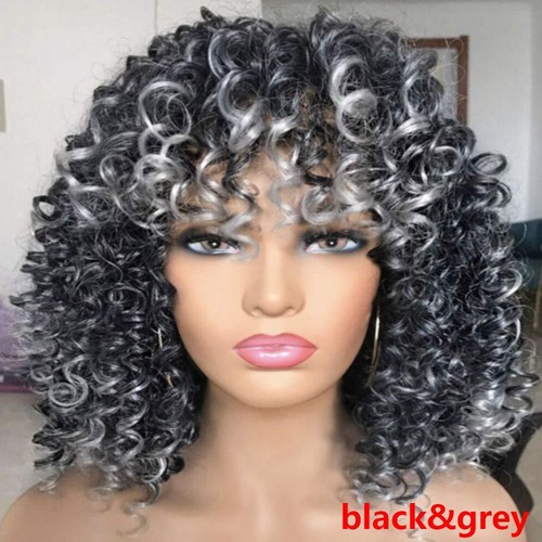 Synthetic hair full wig with - hair,