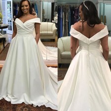 Simple Satin Wedding Dresses