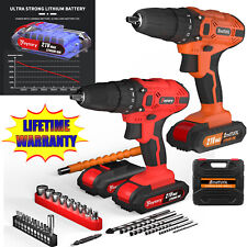 New Cordless Drill Screwdriver 21V 200Nm Electric Drilling Machine with Battery