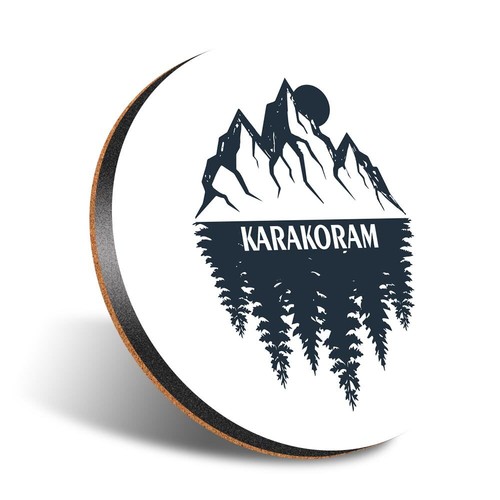 Round coaster 12cm - coaster,