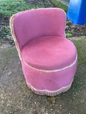 Vintage Retro Pink Round Low