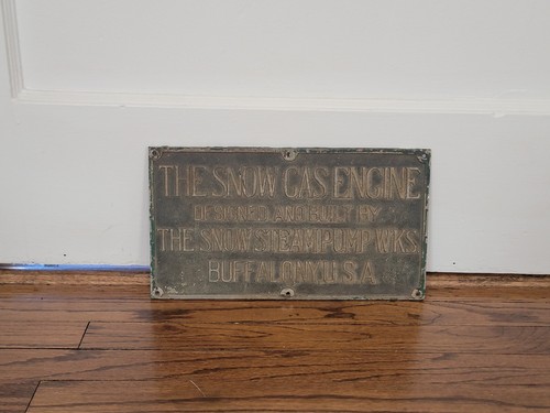 The snow gas engine brass - snow,