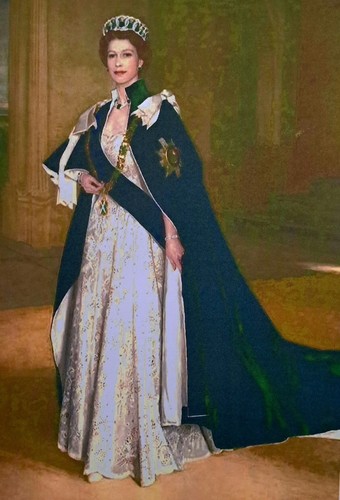 Gloss print elizabeth in - a4, ii