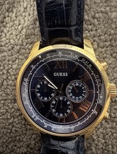 Guess W0380G5 Men’s Watch Blue Leather
