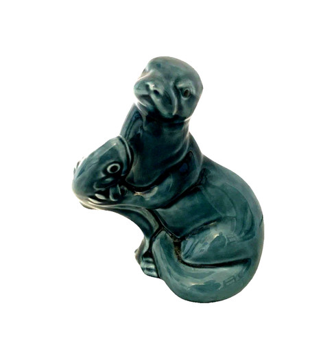 Vintage poole pottery blue - poole,