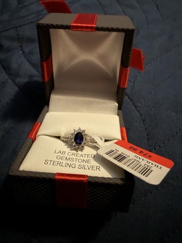Sterling silver lab created - lab,