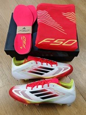 Adidas F50 Elite FG 'White Core/Black Solar Yellow' UK 10 | Authentic ✅ IE1206 