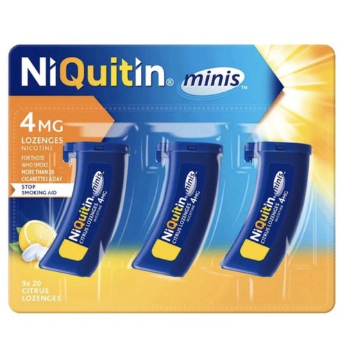 Niquitin minis citrus 60 - niquitin, mg