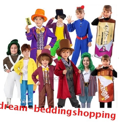 Kids willy wonka costume - costume, roald