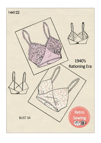 1940 wartime bra vintage - 1940's,