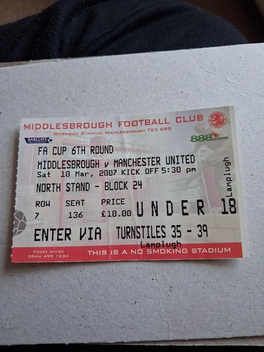 Middlesbrough manchester - middlesbrough, v