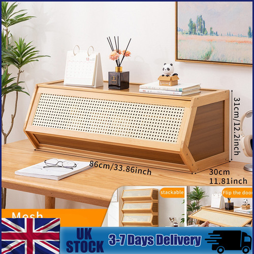 Bamboo cupboard stackable - bamboo,