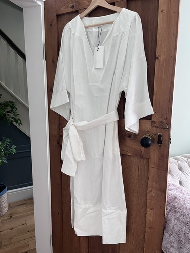Zara white linen - blend, tunic