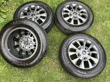 4 x GUNMETAL FORD TRANSIT CUSTOM LIMITED SPORT TOURNEO ALLOYS WHEELS VAN TYRES