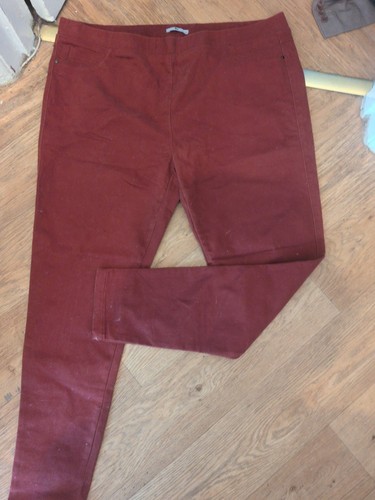 Dark red jeggings - 20,