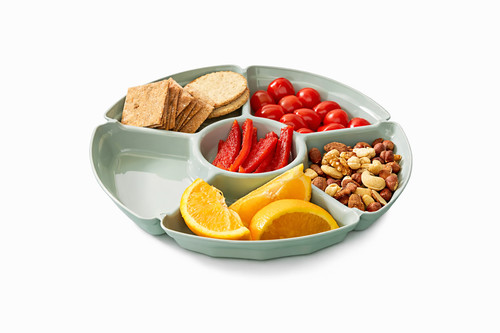 Divided serving tray snack - divided,