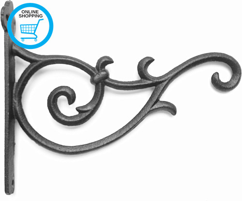 Cast iron ornate hanging - cast,