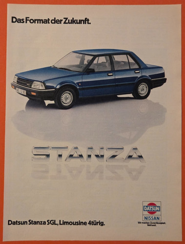 Datsun nissan stanza sgl - nissan,