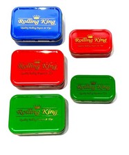 Metal Rizla Storage Cigarette Tobacco Tin Choice of Colours and size-1oz and 2oz
