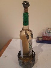 Pewter bottle holder grape