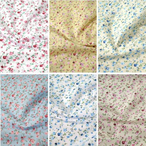 Polycotton fabric weaving rose - polycotton,
