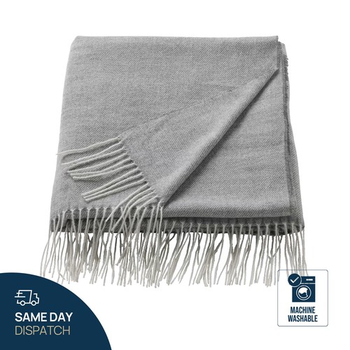 New ikea holmvi throw grey - new,