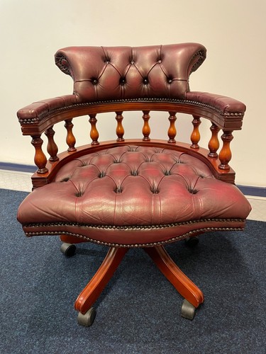 Chesterfield captain desk - chesterfield,