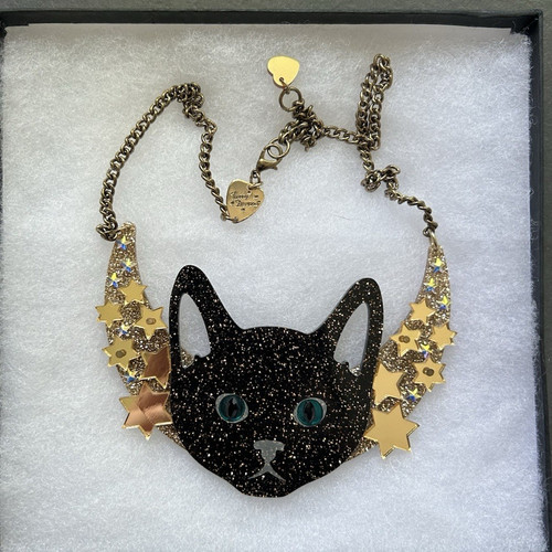 Tatty devine cat face pendant - tatty,