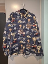 Mens Shirt CLEARWATER OUTFITTERS   Long-sleeve ButtonUp Vintage Trucks XL