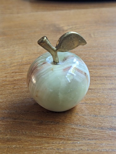 Vintage onyx stone apple - vintage,