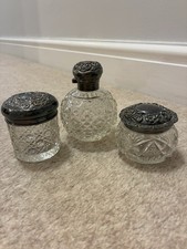 Three Piece Silver Topped Cut