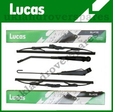 LAND ROVER DEFENDER WINDSCREEN WIPER ARM & LUCAS WIPER BLADE SET - 2002 ONWARDS