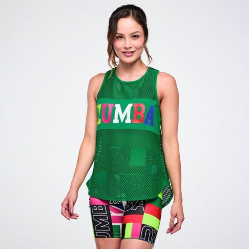 Zumba worldwide mesh tank - zumba, top