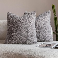 Pack curly teddy cushion - 2,