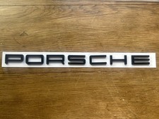 Porsche Rear Lettering Badge