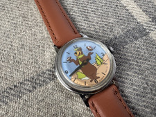 1970s Yogi Bear Timex Hanna Barbera MYSTERY Dial Windup Watch - Vintage working