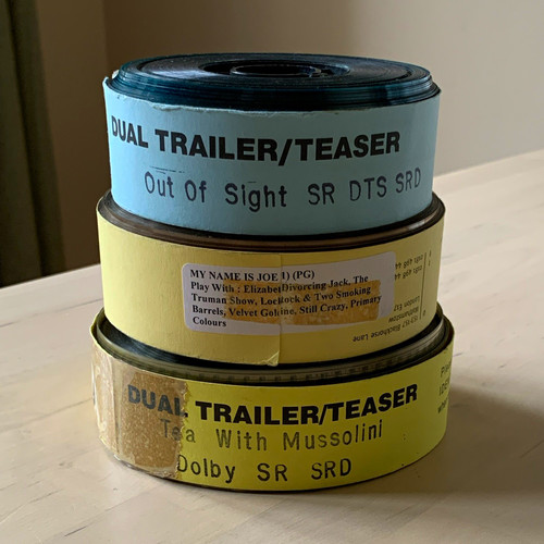 35mm trailers job - lot:, out
