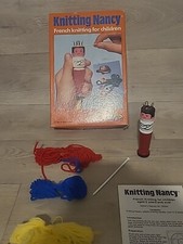VINTAGE WOODEN KNITTING NANCY IN BOX 1989 MADE BY SPEARS GAMES