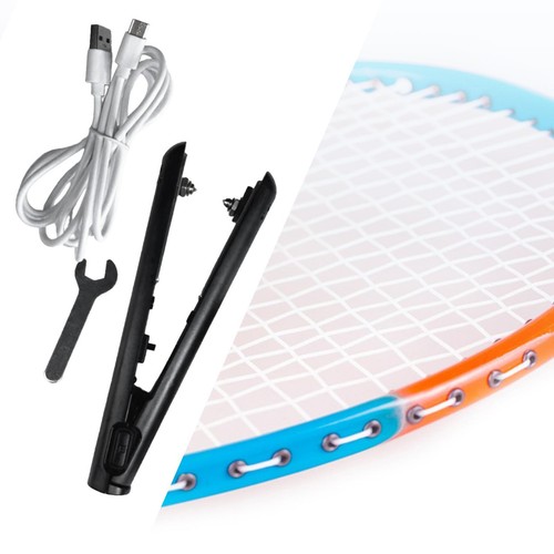 Metal badminton racquet - badminton, string
